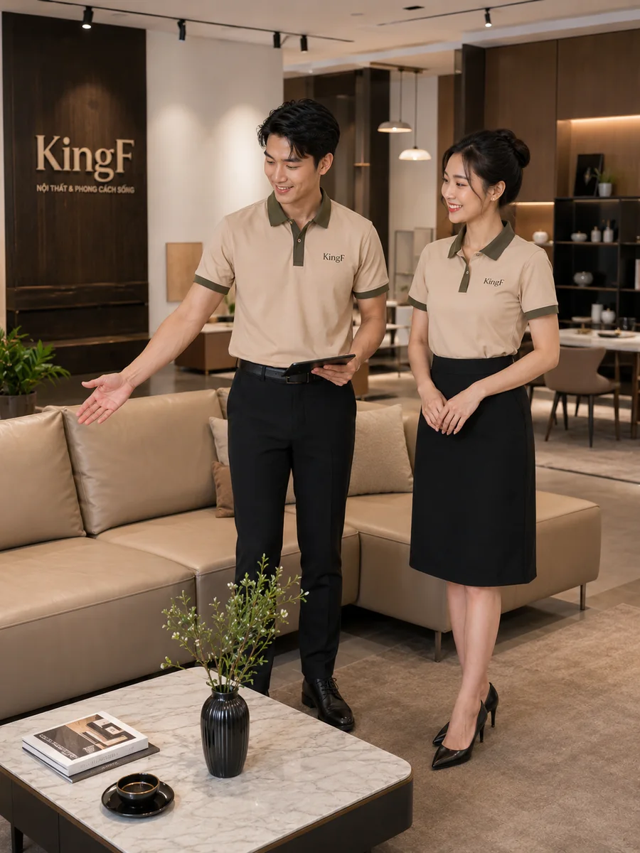 Đồng phục nội thất KingF Showroom